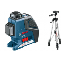 Laser krzyżowy Bosch GLL 2-80 P + statyw TR-400